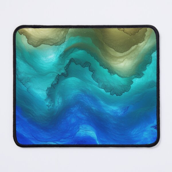 Item preview, Abstract blue vision of coral, deep dive into the ocean designed and sold by Benitty.