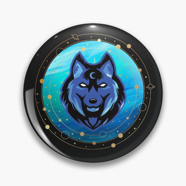 Item preview, Moon Wolf with Planets designed and sold by joztees.