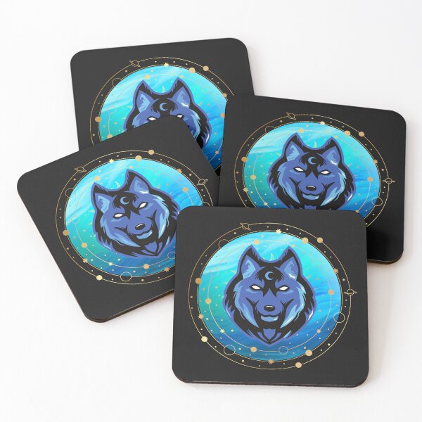 Item preview, Moon Wolf with Planets designed and sold by joztees.