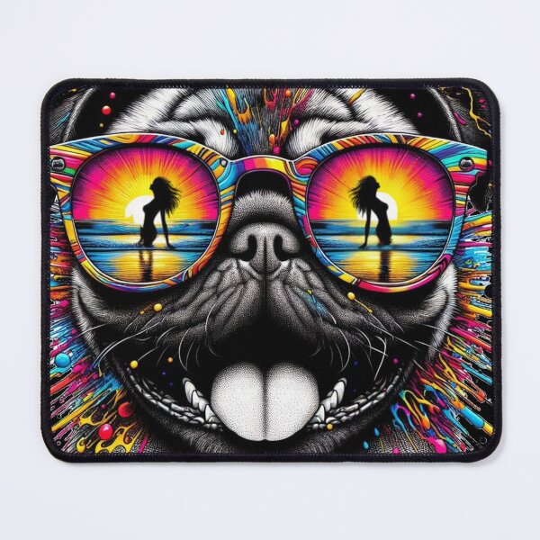 Item preview, Pug loves the beach designed and sold by Crazy B Loco.