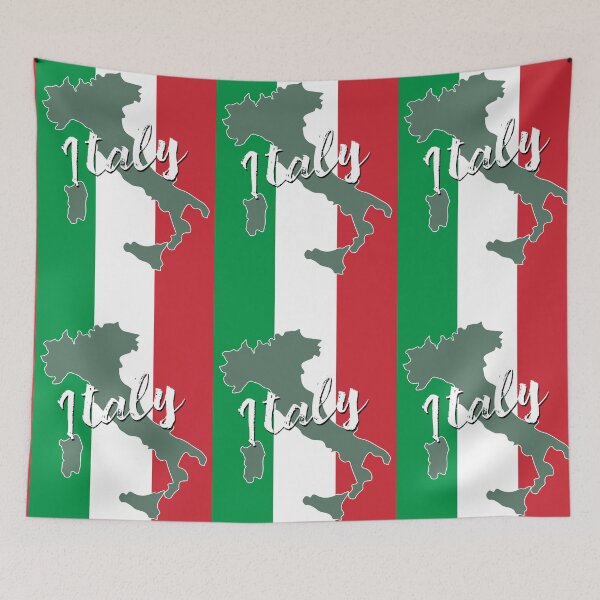 Item preview, Italy Map, Italian Flad, Italian Patriotic designed and sold by emilypigou.