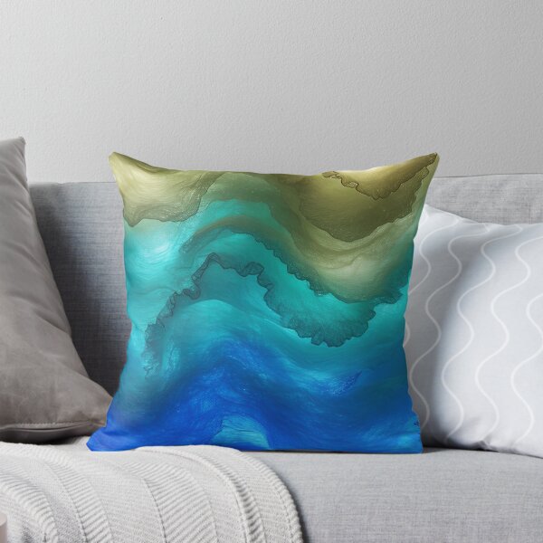 Item preview, Abstract blue vision of coral, deep dive into the ocean designed and sold by Benitty.