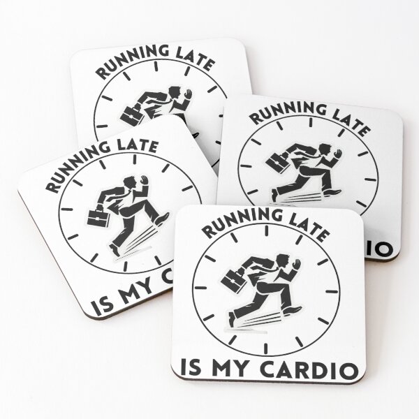 Item preview, Running Late Is My Cardio  designed and sold by DigiSudu.