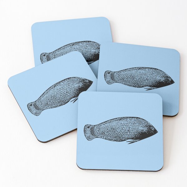 Item preview, Dusky Wrasse Black Design  designed and sold by designsasstultd.
