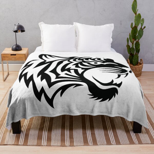 Item preview, Tiger tribal black designed and sold by QuanntixArt.