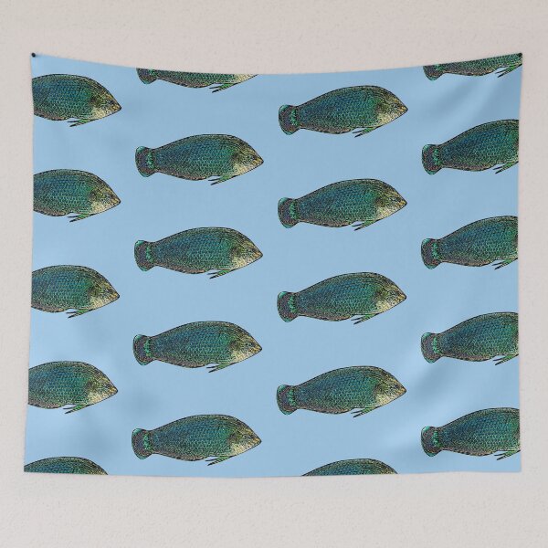 Item preview, Dusky Wrasse Black Alternate Design  designed and sold by designsasstultd.