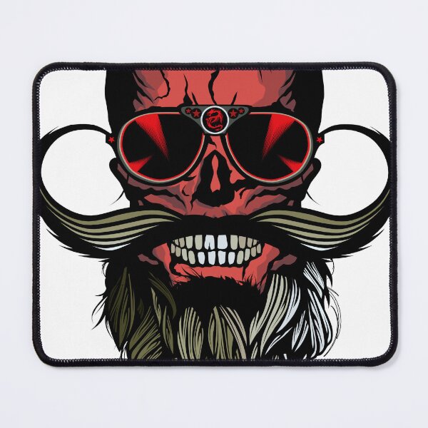 Item preview, hipster bearded beard mustache skull sunglasses mustache designed and sold by Achille3777.