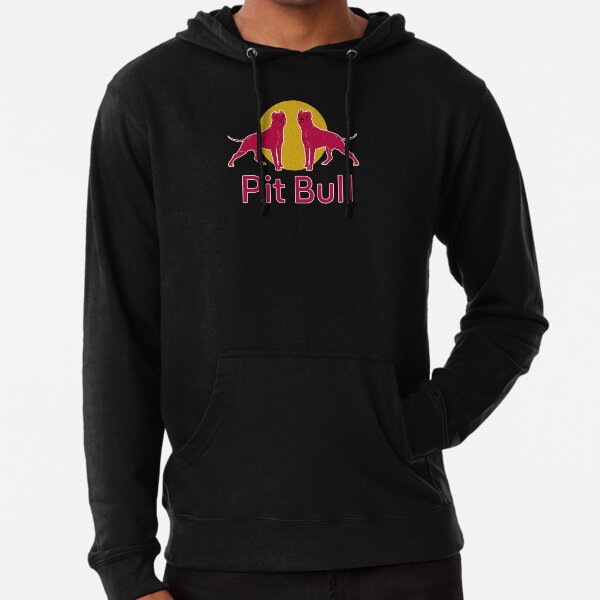 Red Pit Bull Tee Shirt Gifts Lightweight Hoodie