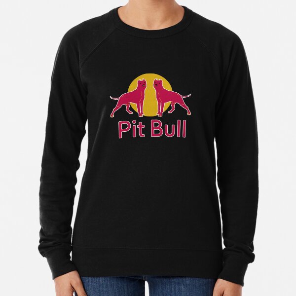 Red Pit Bull Tee Shirt Gifts Lightweight Sweatshirt