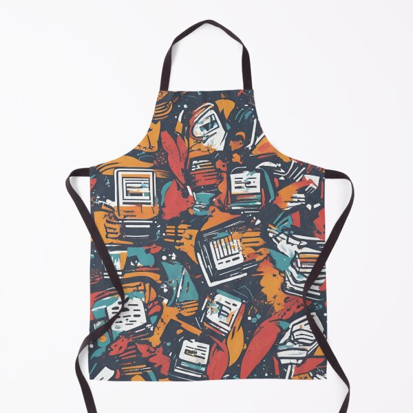 Item preview, Retro Chaos | Vintage Grunge Aesthetic | Abstract Pattern designed and sold by Epic--Art.