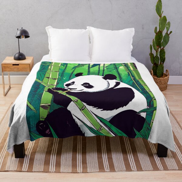 Item preview, Anime panda eating bamboo designed and sold by Cedex.