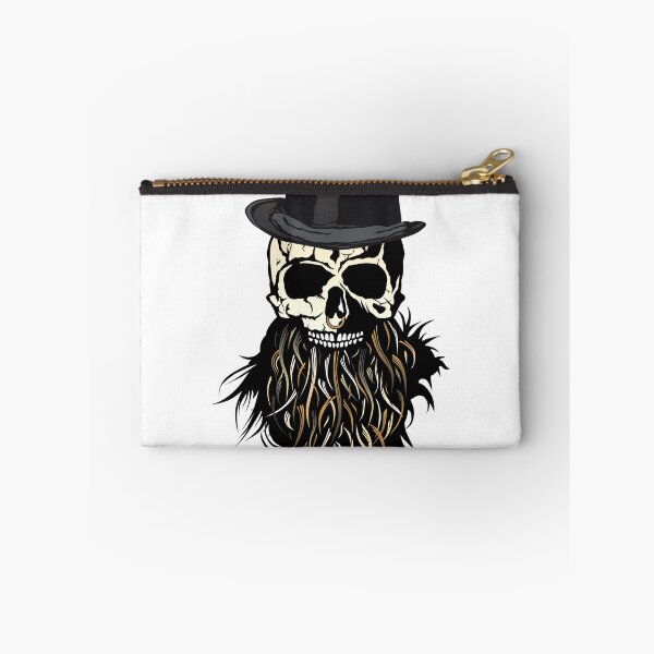 Item preview, hipster bearded skull beard nose ring hairstyle hat designed and sold by Achille3777.
