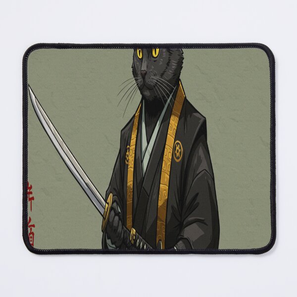 Item preview, Samurai cat designed and sold by Creativnani.