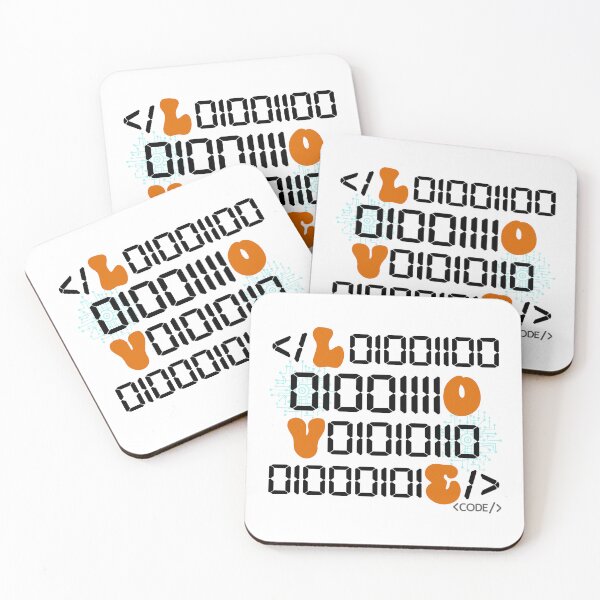 Item preview, Code​ Binary Number​ Love​ Computer​ designed and sold by PDshop1.