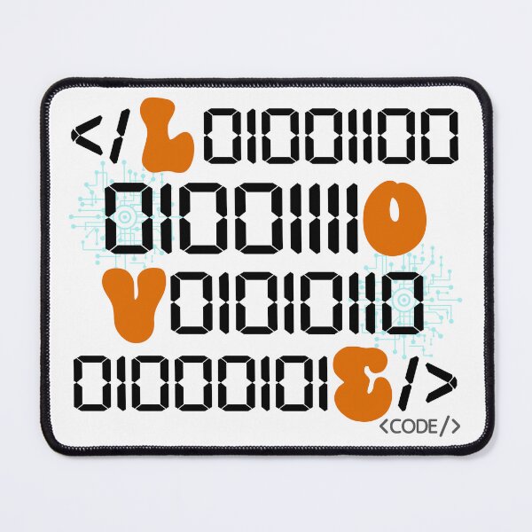 Item preview, Code​ Binary Number​ Love​ Computer​ designed and sold by PDshop1.