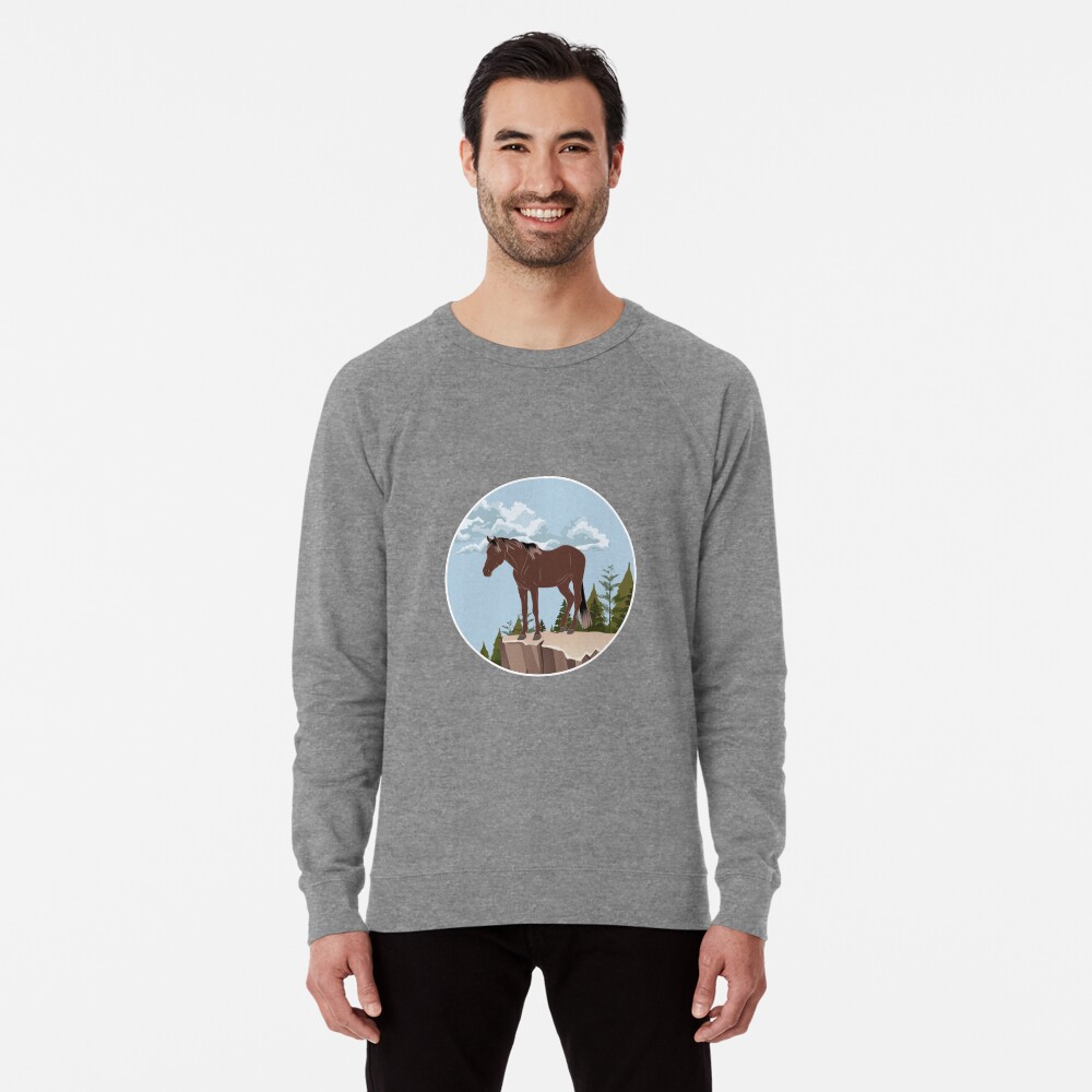 Aperçu de l'œuvre Sweatshirt léger créée et vendue par WebEquitation.