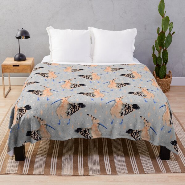 Item preview, Hoopoe Bird Pattern - Grey designed and sold by SophieCorrigan.