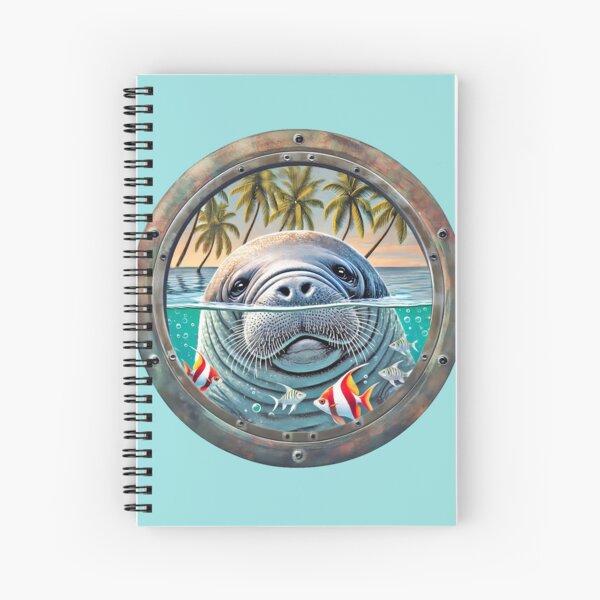 Item preview, Manatee Tropical Porthole Scene designed and sold by candiscamera.