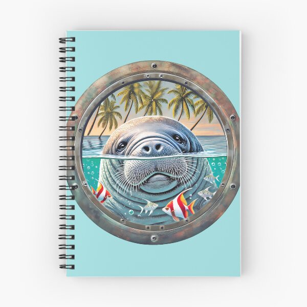 Item preview, Manatee Tropical Porthole Scene designed and sold by candiscamera.