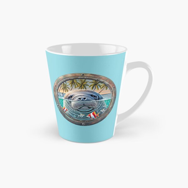 Item preview, Manatee Tropical Porthole Scene designed and sold by candiscamera.