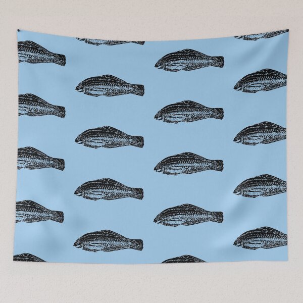 Item preview, Christmas Wrasse Black Design  designed and sold by designsasstultd.