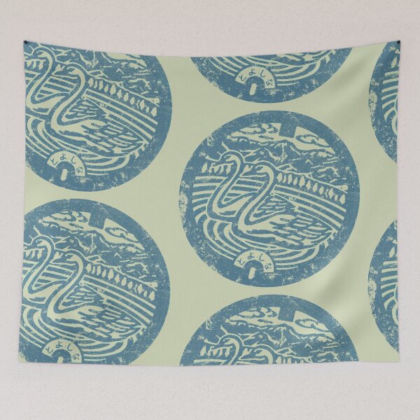 Item preview, TOYOSHINA NAGANO MANHOLE COVER designed and sold by PIXLTEES.