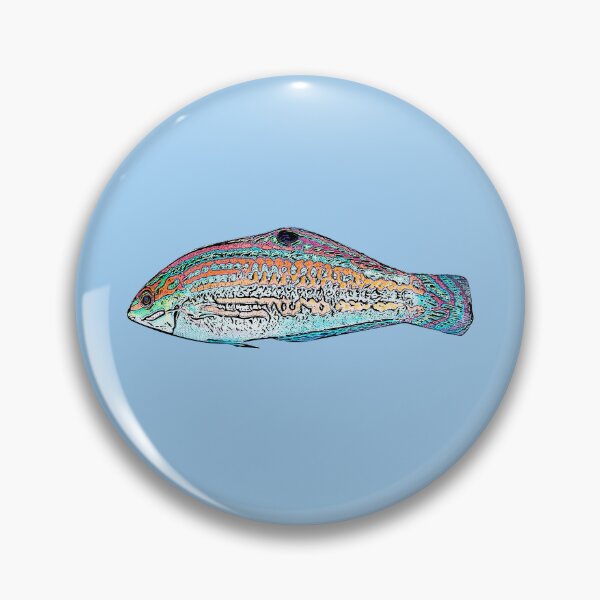 Item preview, Christmas Wrasse Black Alternate Design  designed and sold by designsasstultd.