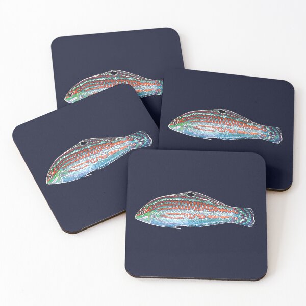 Item preview, Christmas Wrasse White Alternate Design  designed and sold by designsasstultd.