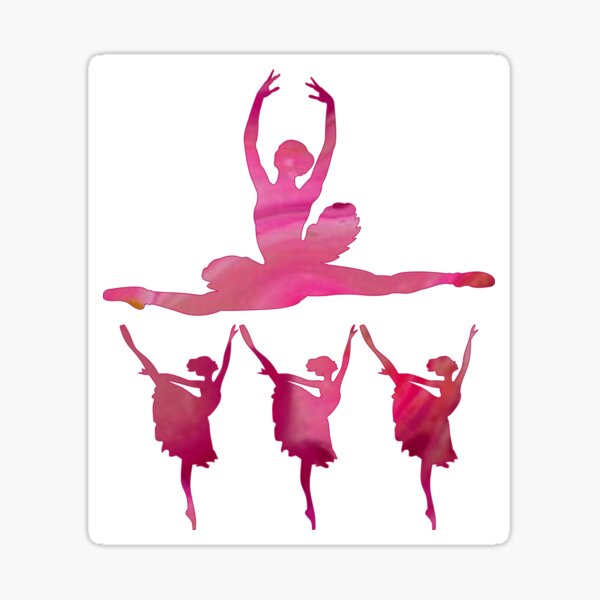 Item preview, Ballerinas - Flow Art / Pour Painting - jdp-16-0001 designed and sold by ANomadDesigns.