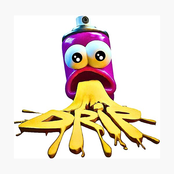 Item preview, Drippy Puke designed and sold by Wall*Art.