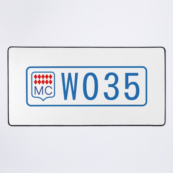Item preview, Monaco Monte Carlo License Plate designed and sold by Zephyr18.