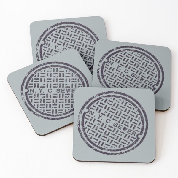 Item preview, NEW YORK CITY NY MANHOLE COVER designed and sold by PIXLTEES.