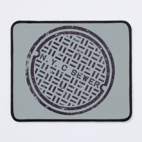 Item preview, NEW YORK CITY NY MANHOLE COVER designed and sold by PIXLTEES.