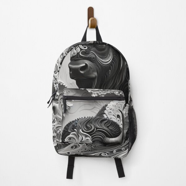Item preview, Ornate Buffalo with Swirling Patterns designed and sold by Harmonic_Layers.