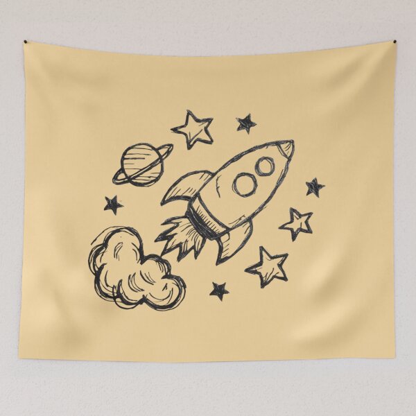 Item preview, Space - RocketShip designed and sold by 123ks.