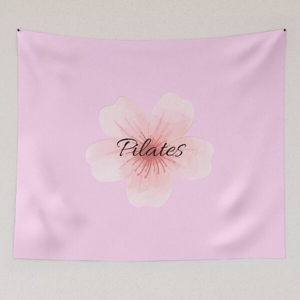 Item preview, Pink Pilates Cursive Design with Flower designed and sold by TropicalTrails.