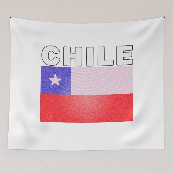 Item preview, Chile Flag Stained Glass Effect National Pride Design designed and sold by merchhost.