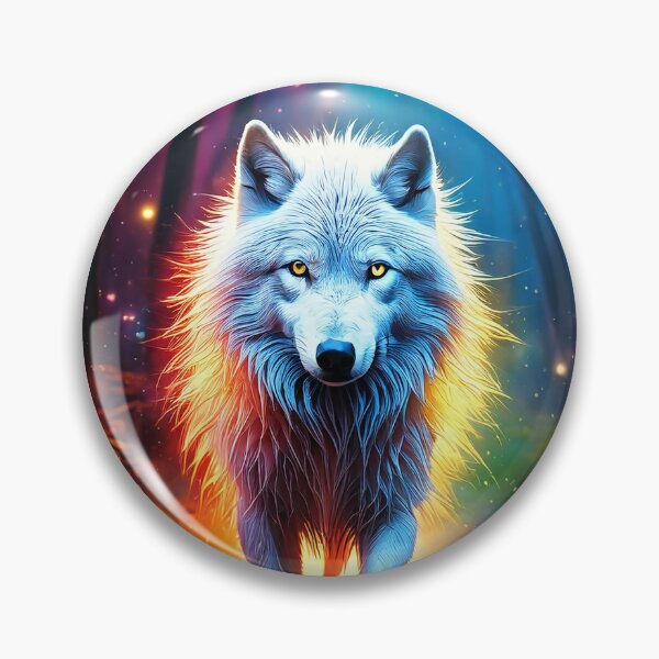 Item preview, Magical White Wolf designed and sold by Kspirit Designs.