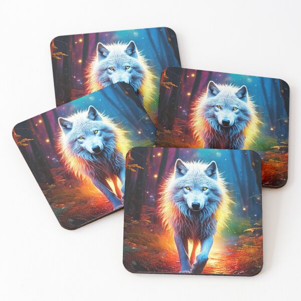 Item preview, Magical White Wolf designed and sold by Kspirit Designs.