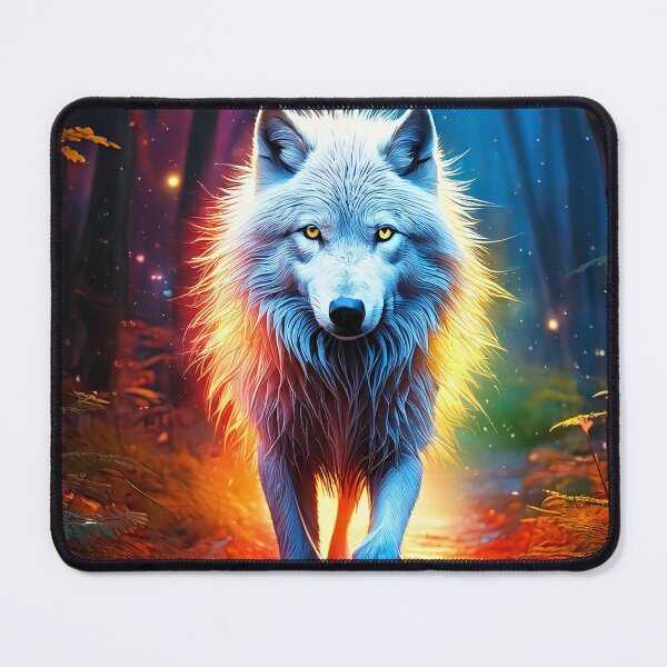 Item preview, Magical White Wolf designed and sold by Kspirit Designs.