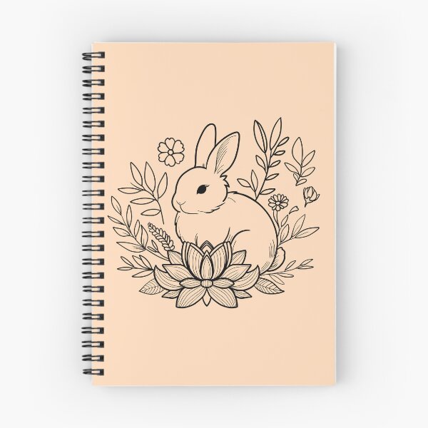 Item preview, Blossom Bunny - Peach Puff designed and sold by MaryAura.