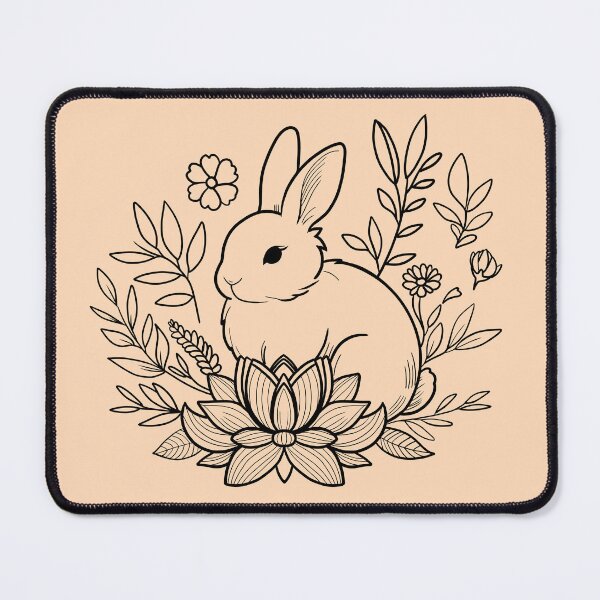 Item preview, Blossom Bunny - Peach Puff designed and sold by MaryAura.