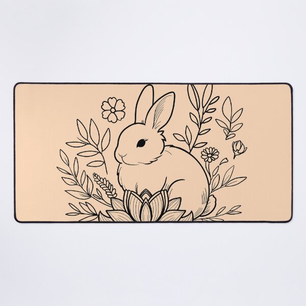 Item preview, Blossom Bunny - Peach Puff designed and sold by MaryAura.