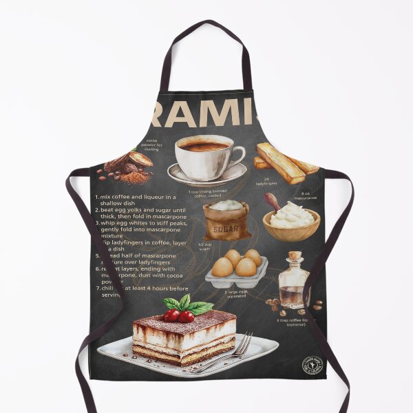 Item preview, Tiramisu Recipe Print – Luxurious Italian Dessert Wall Art designed and sold by TuncGK.
