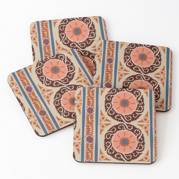 Item preview, Suzani Stripe-Earth designed and sold by Pamelandia.