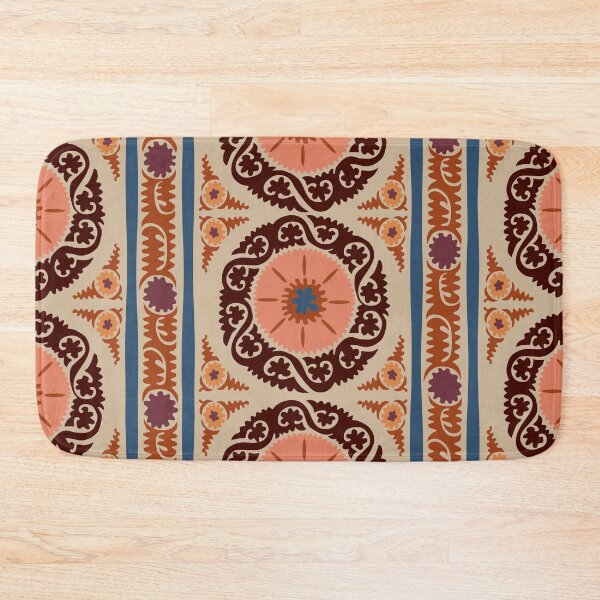 Item preview, Suzani Stripe-Earth designed and sold by Pamelandia.