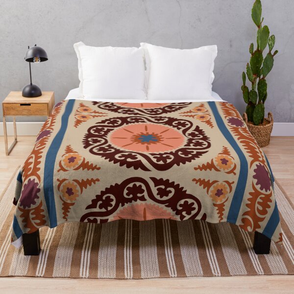 Item preview, Suzani Stripe-Earth designed and sold by Pamelandia.