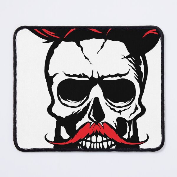 Item preview, hipster skull bearded beard mustache designed and sold by Achille3777.