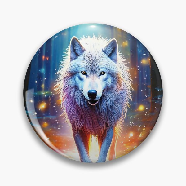 Item preview, Magical White Wolf designed and sold by Kspirit Designs.