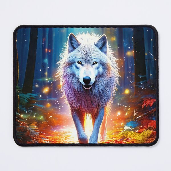 Item preview, Magical White Wolf designed and sold by Kspirit Designs.